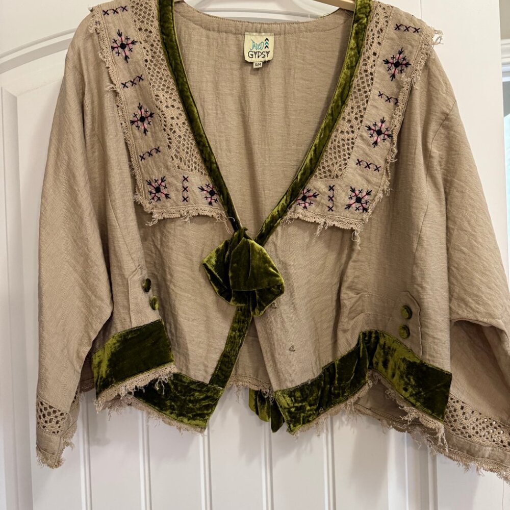 NWOT Jaded Gypsy Stitched in Dreams Jacket